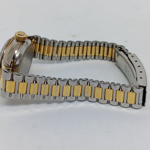 VINTAGE Jules Jurgensen 5901C Women’s 25mm Two Tone Japanese Quartz Watch